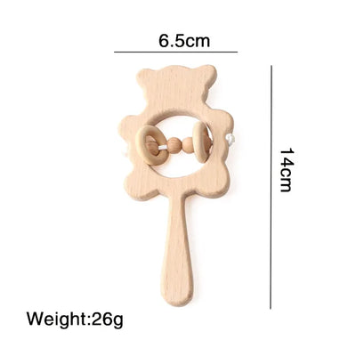 Baby Toys Wooden Rattles Sets