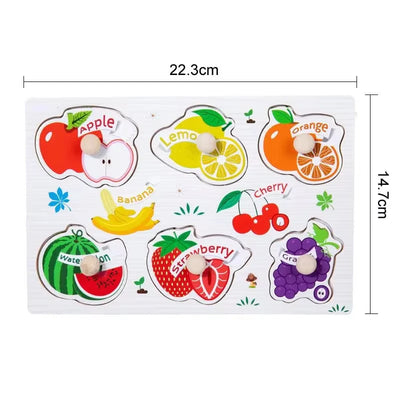 Montessori Baby Toys Wooden Peg