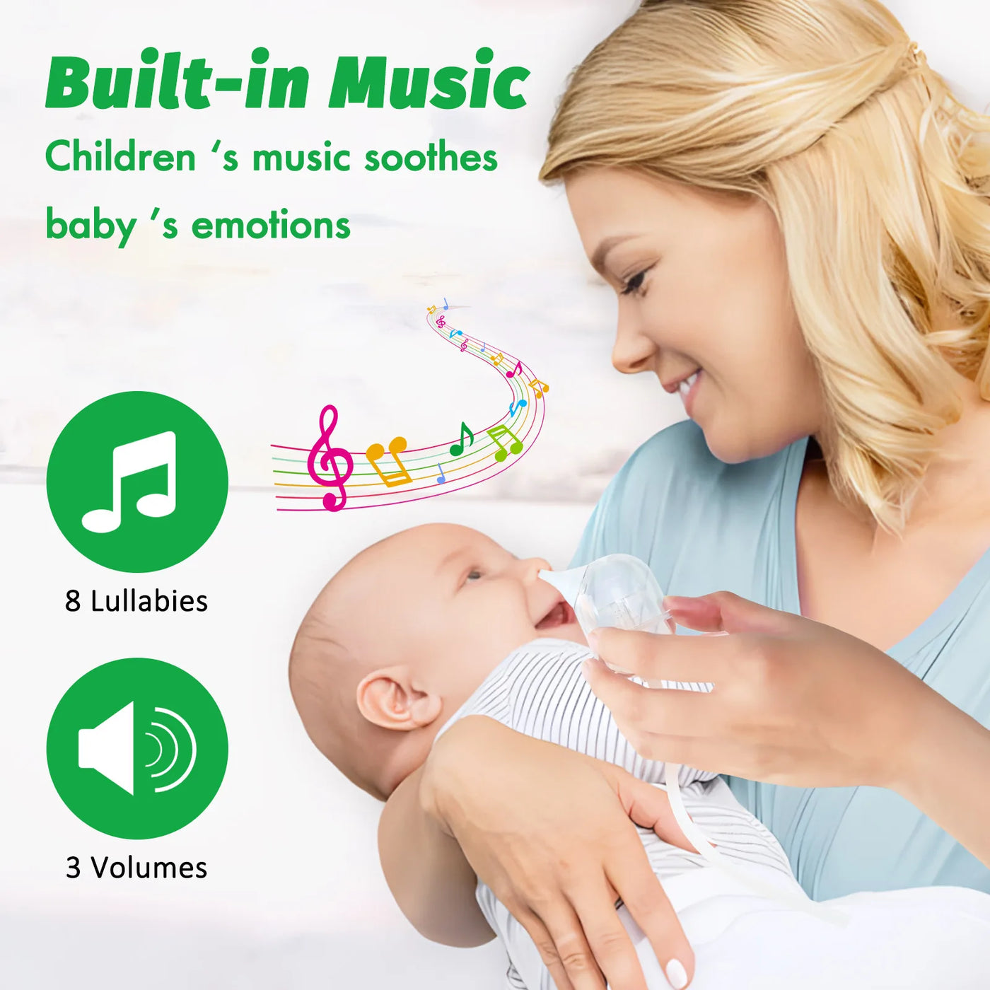 Baby Nasal Aspirator with 9 Suction Levels