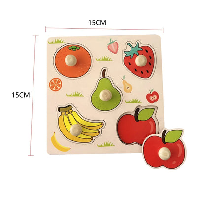 Montessori Baby Toys Wooden Peg