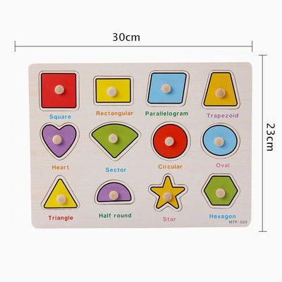 Montessori Baby Toys Wooden Peg
