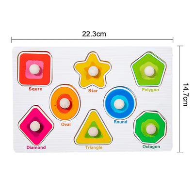 Montessori Baby Toys Wooden Peg