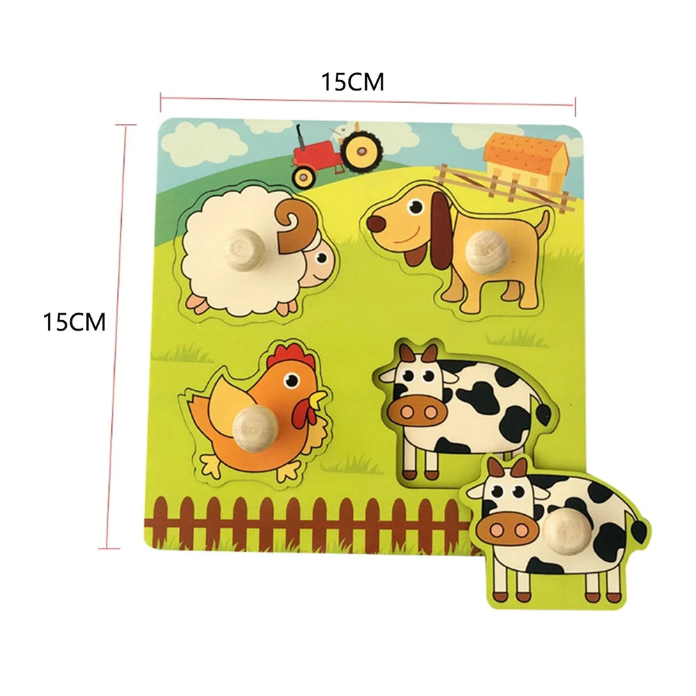 Montessori Baby Toys Wooden Peg