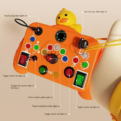 Montessori Busy Board Sensory Toys