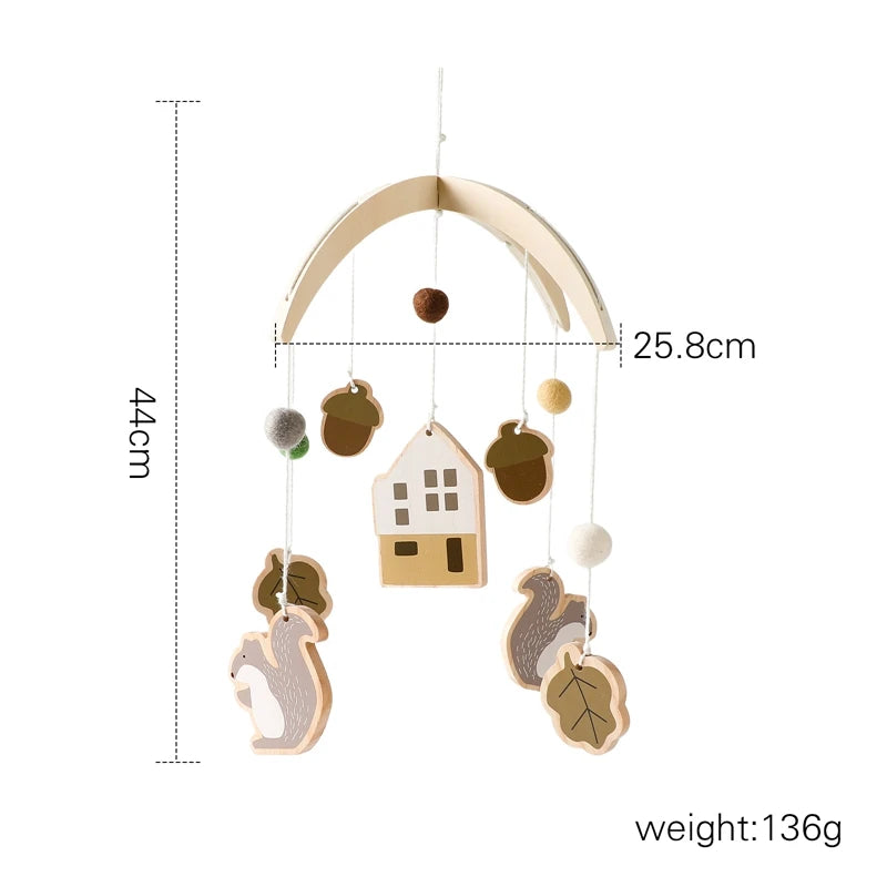 Baby Wooden Bed Bell