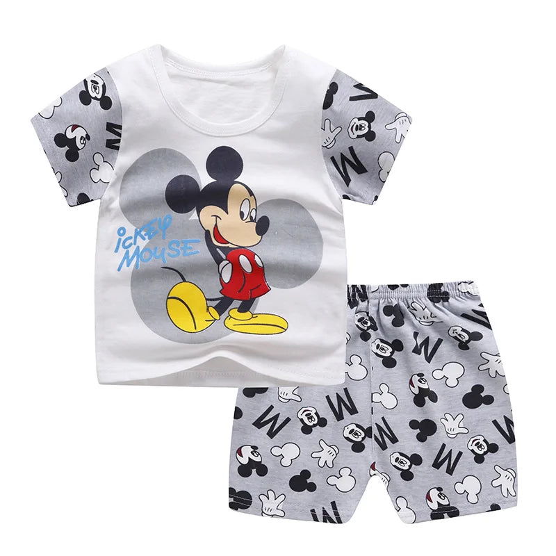 2pc/set Mickey Baby Summer Clothes