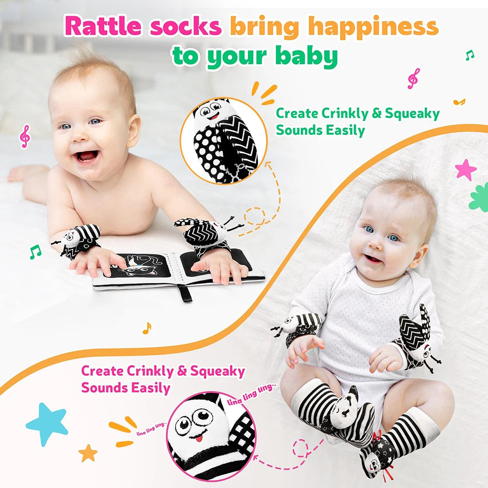 Foot Finders & Wrist Rattles for Infants Toys