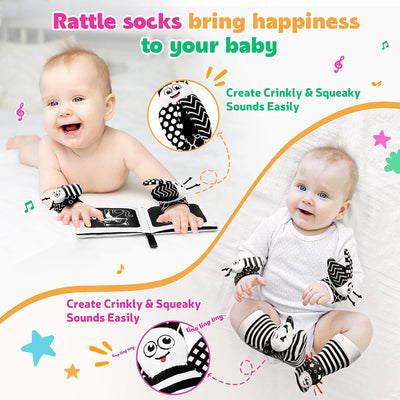 Foot Finders & Wrist Rattles for Infants Toys
