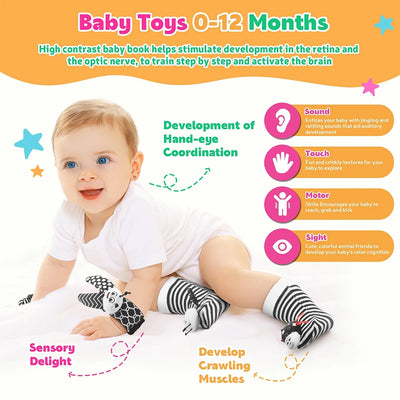 Foot Finders & Wrist Rattles for Infants Toys