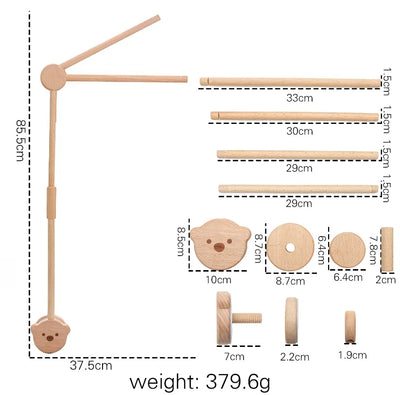 Baby Wooden Bed Bell