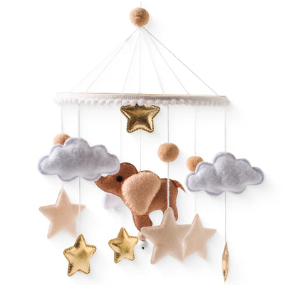 Crib Mobile Bed Bell Wooden Baby Rattles