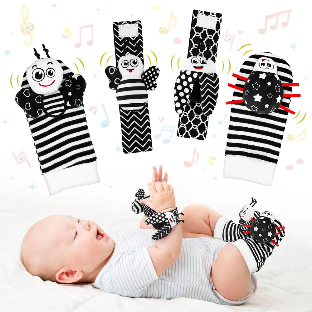 Foot Finders & Wrist Rattles for Infants Toys
