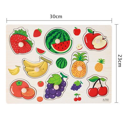 Montessori Baby Toys Wooden Peg