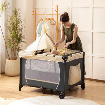 Classic Folding Portable Baby Cot