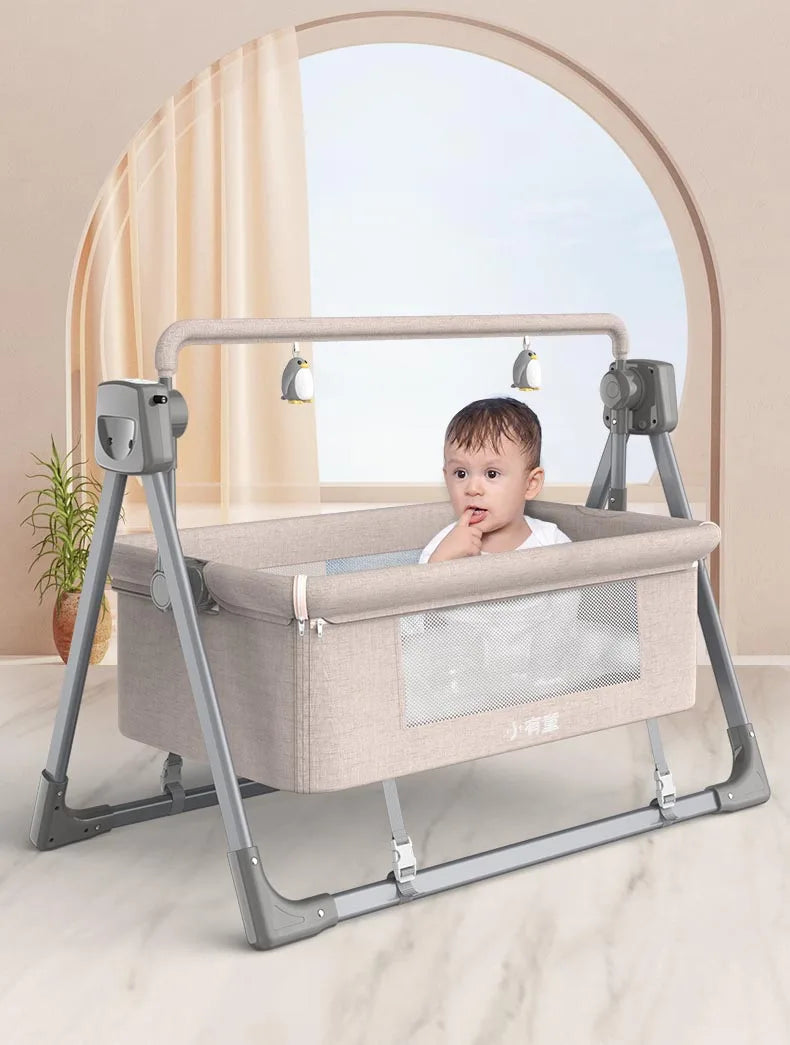 Custom Multi-function Electric Baby Rocking Cradle