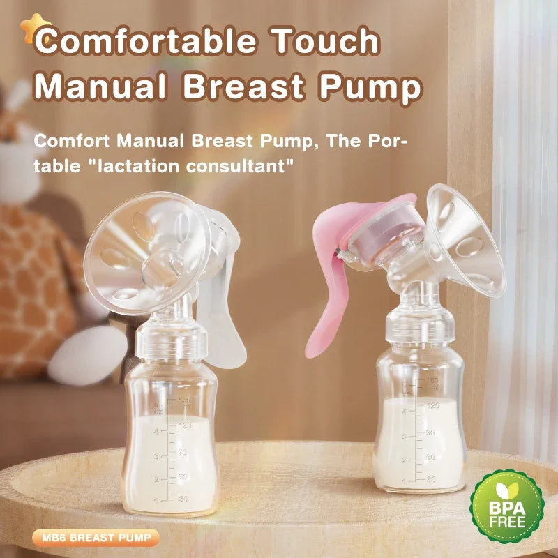 Baby Nipple Manual Suction Milk Pump