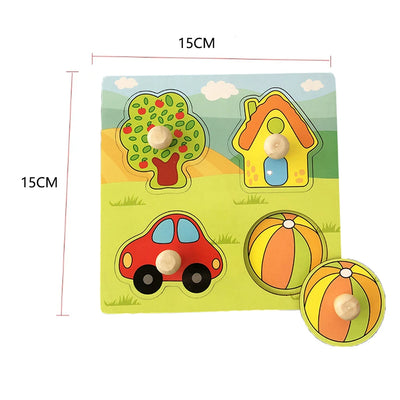 Montessori Baby Toys Wooden Peg