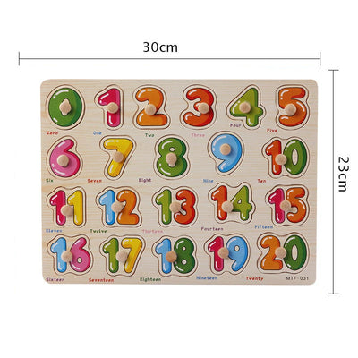 Montessori Baby Toys Wooden Peg
